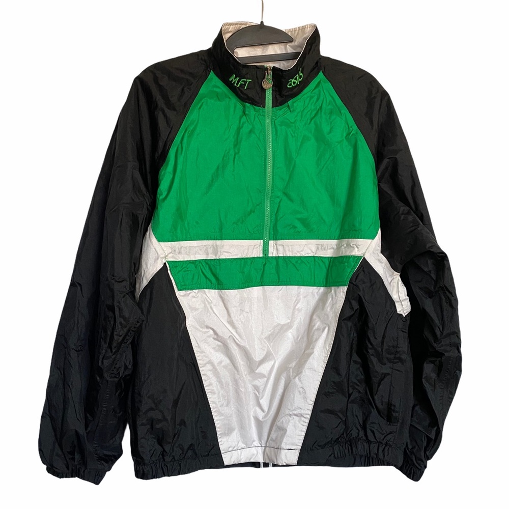 asics MFT 80s Vintage Men's Pullover Windbreaker - Picture 2 of 10